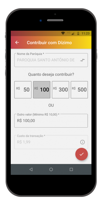 Contribuir com o Dízimo